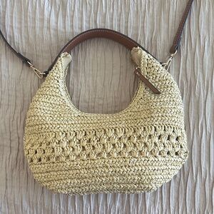 H&M Woven Raffia Handbag